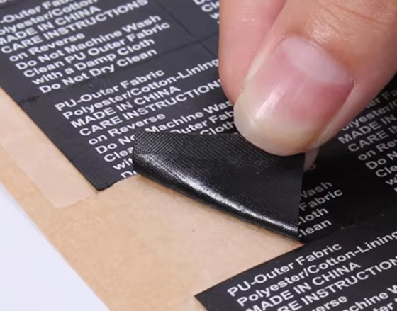 Fabric sticker labels Fabric sticker labels