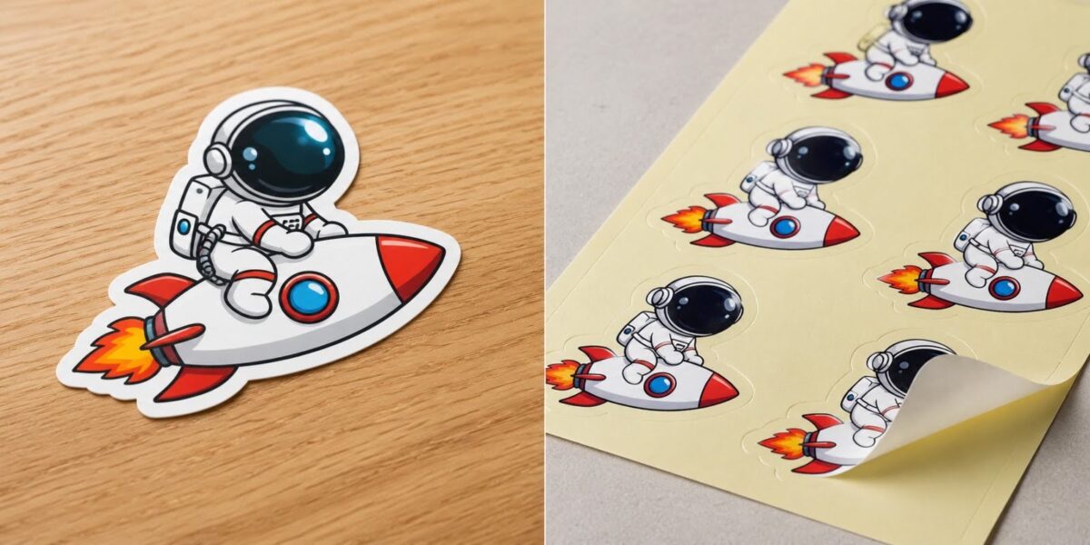 Die-Cut vs Kiss-Cut Stickers: What’s the Difference?